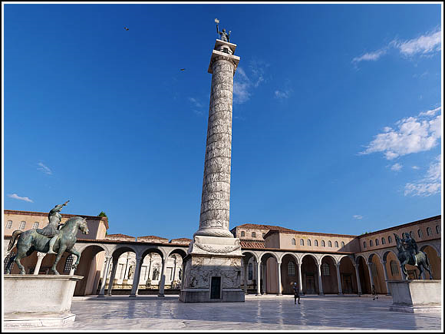 Форум Феодосия. Реконструкция. https://www.byzantium1200.com/forum-t.html