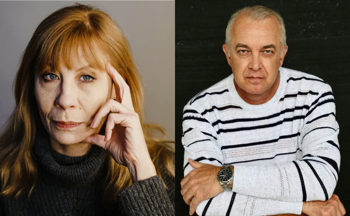 на фото Дарья Юргенс и Петр Журавлев