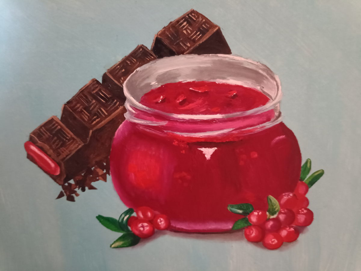 Фото автора. Картина автора, масляными красками. 2025 год.