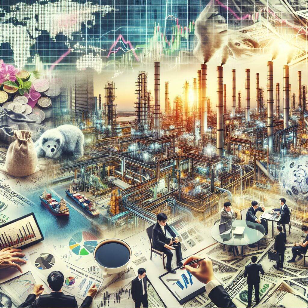 Отрицательный рост как явление современной экономики России. Иллюстрация сгенерирована нейросетью