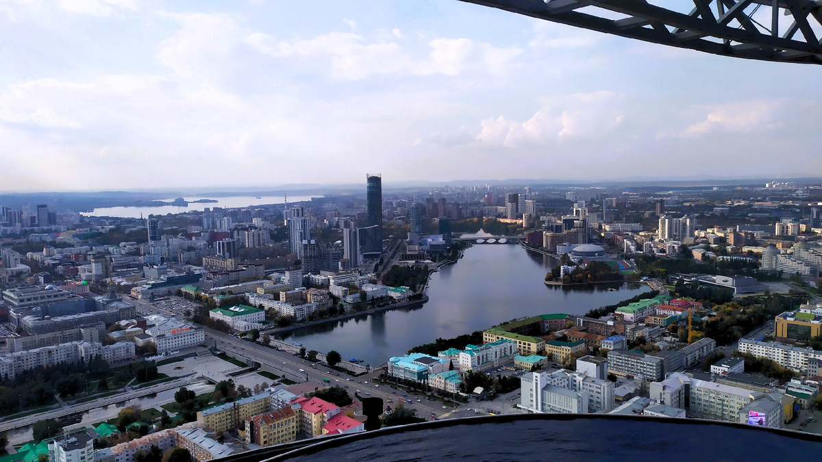 ПШикарный вид с высоты 197 метров! Фото автора