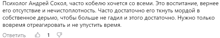 Достаточно ткнуть мордой