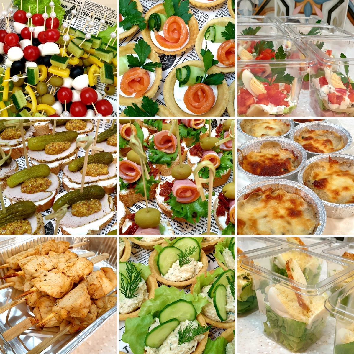 Закуски на праздничный стол 