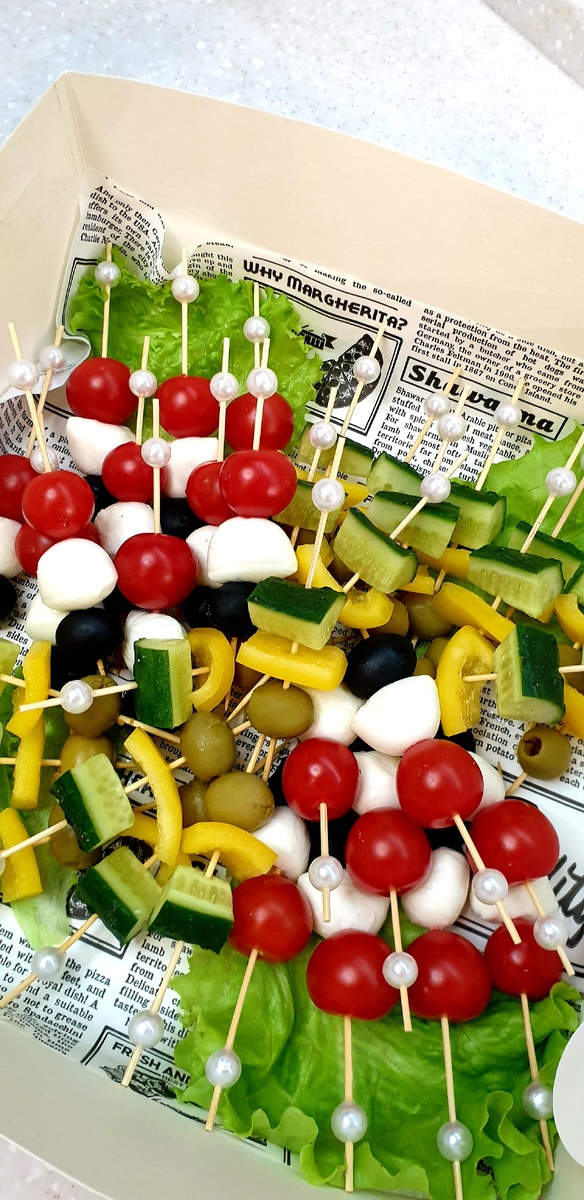 Овощные канапе