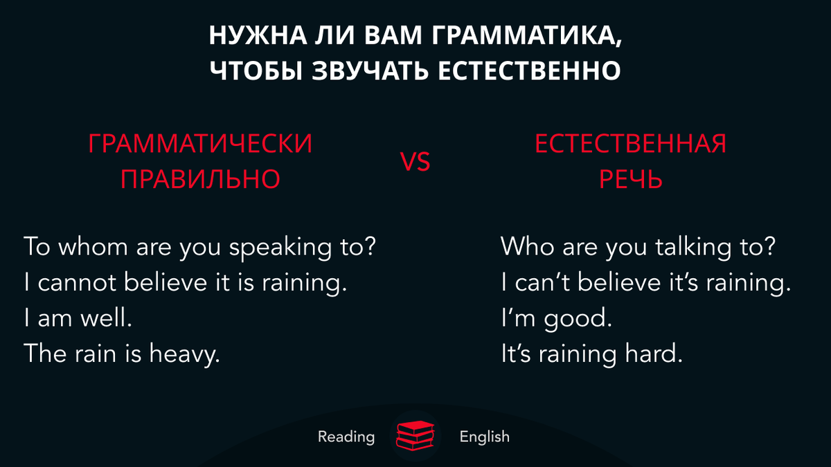 Нужна ли Вам грамматика, чтобы звучать естественно