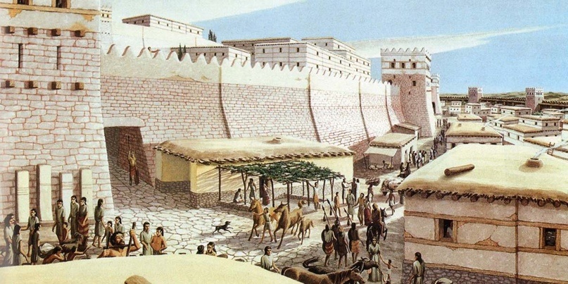 Возможный облик мегаполиса Бронзового века