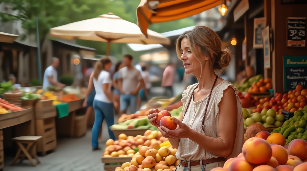 — Галина Павловна, а зачем нам ресторан, если тут такие вкусные фрукты? — ответил я, показывая ей ящик с персиками.