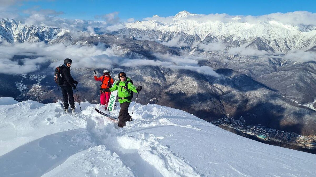 Фрирайд в Красной Поляне