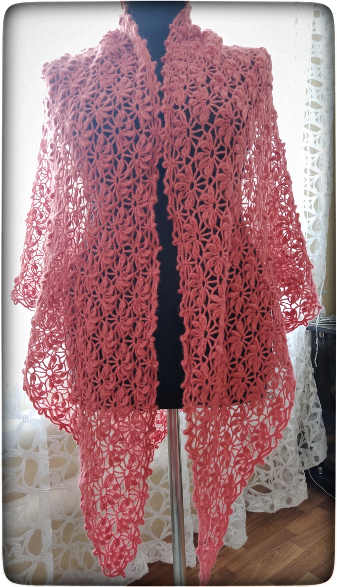 Шаль "Гортензия"