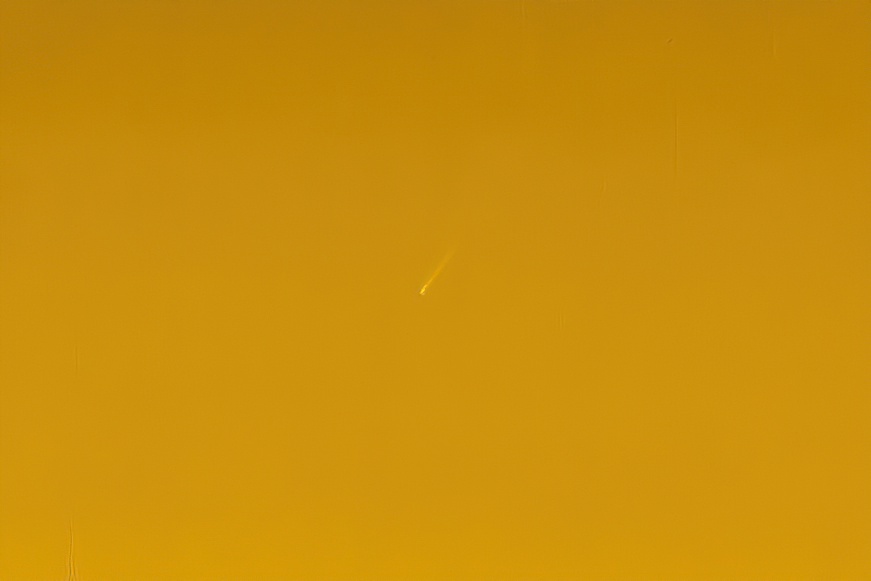 Комета C/2024 G3 (ATLAS) 11 января 2025 года в Словакии, фото Алексея Сухоловского
