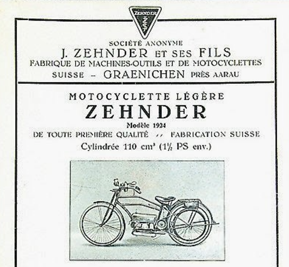 Zehnderli рекламный плакат