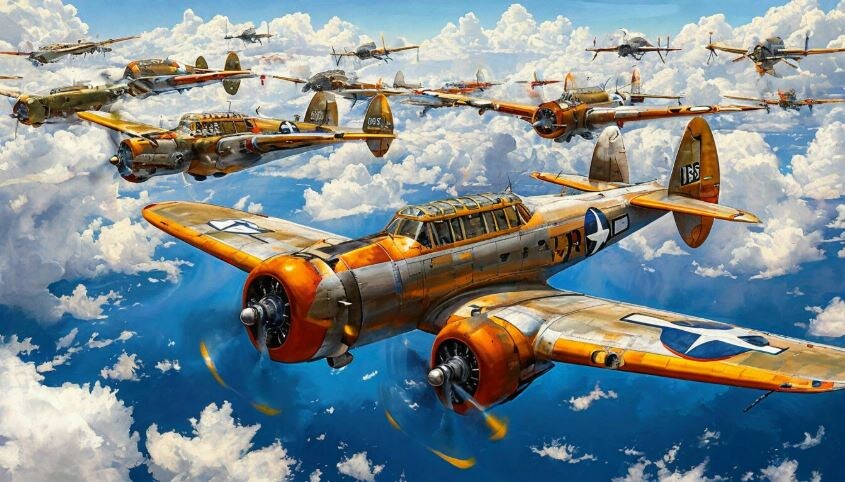 Эскадрилья крутит виражи, а народ любуется