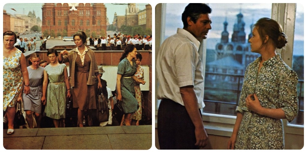 кадры из фильма "Подсолнухи"