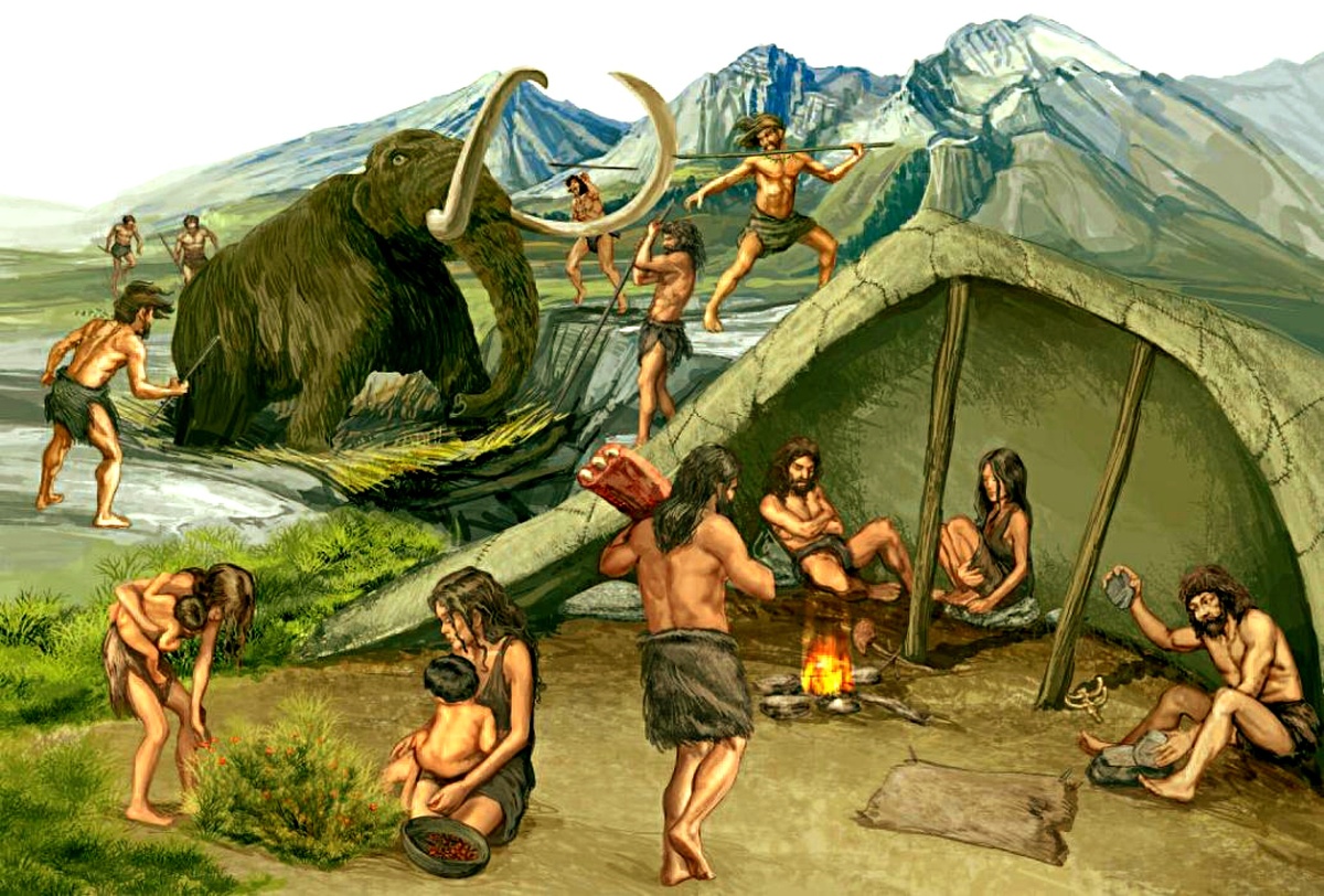 Жизнь людей в эпоху палеолита не особо отличалась в разных регионах 😉