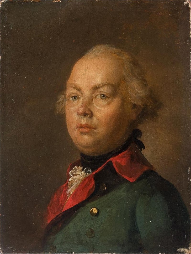  Генерал-фельдмаршал Петр Александрович Румянцев-Задунайский 1725-1796. Портрет работы Сальватора Тончи, 1790-е. Государственный исторический музей.