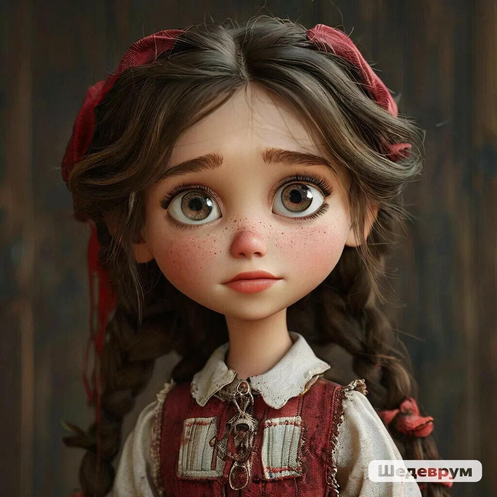 Маша в детстве