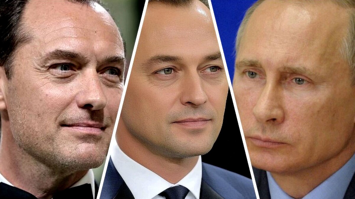 Актер слева, прототип справа, а по середине - роль на Оскара? 