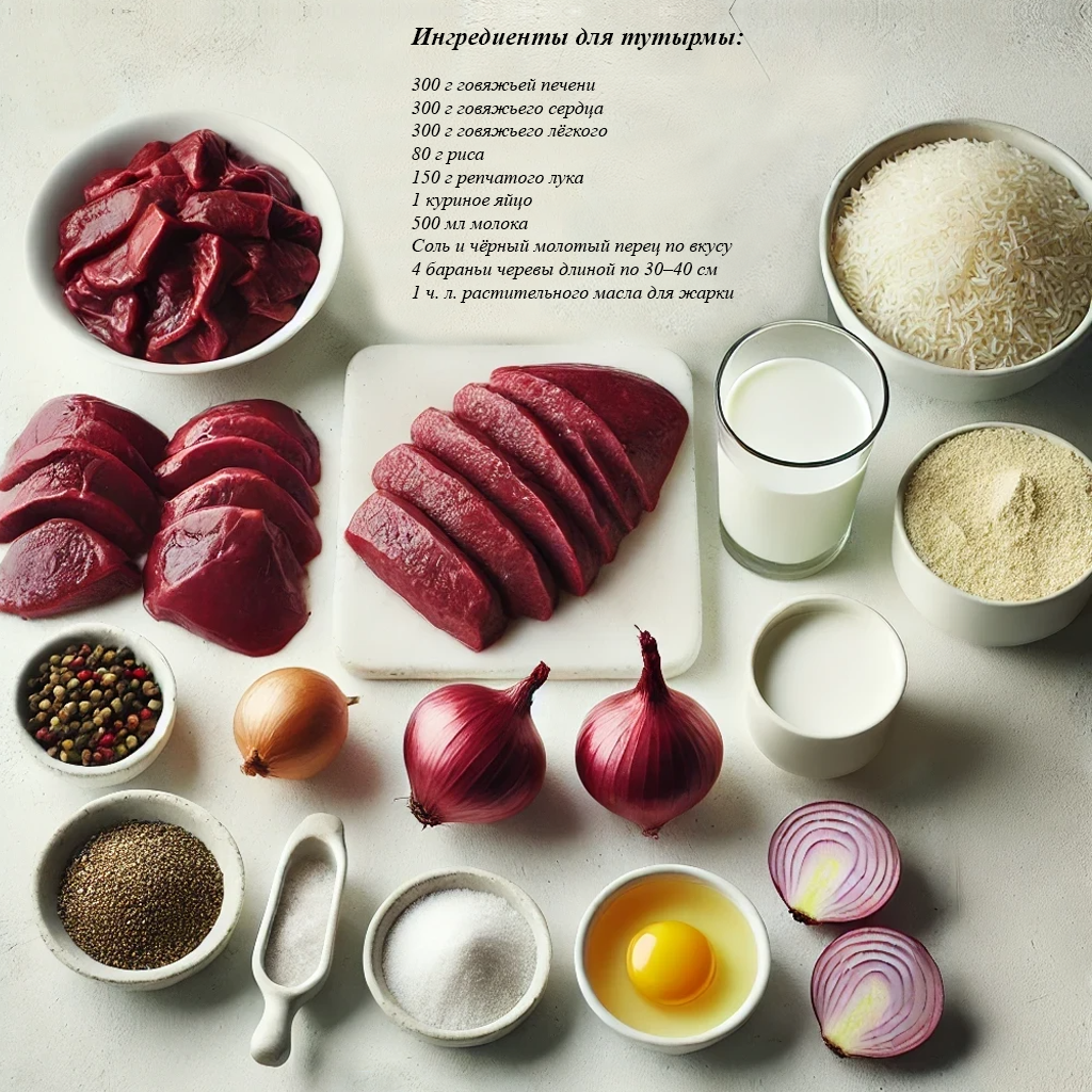 Тутырма — рецепт и приготовление