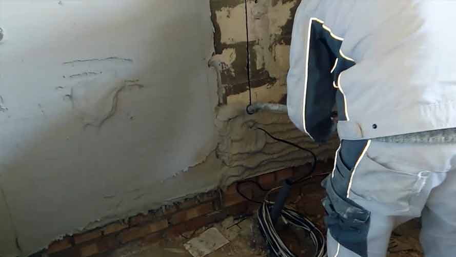 нанесение гипсовой штукатурки