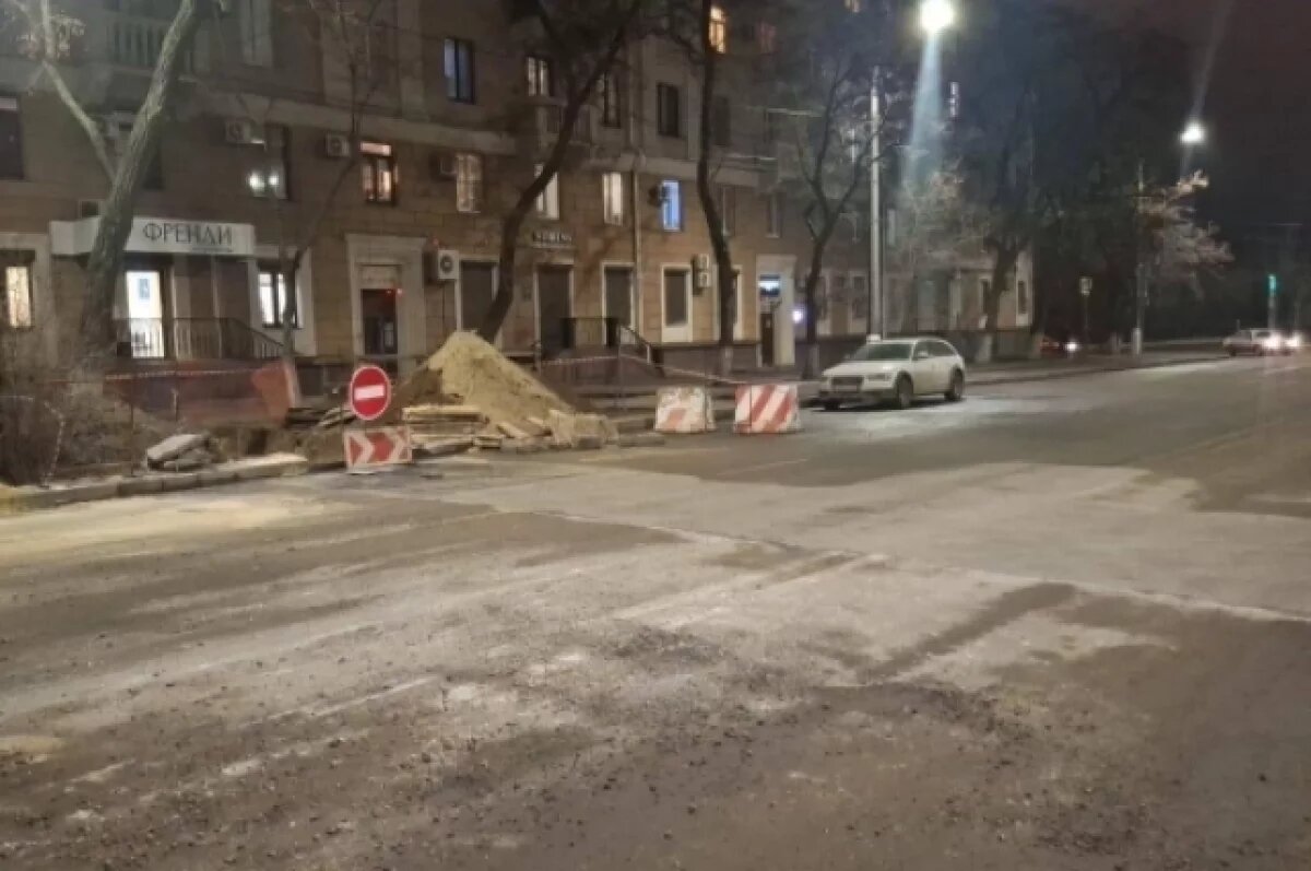    Улицу Советскую открыли для движения после коммунальной аварии 8 января