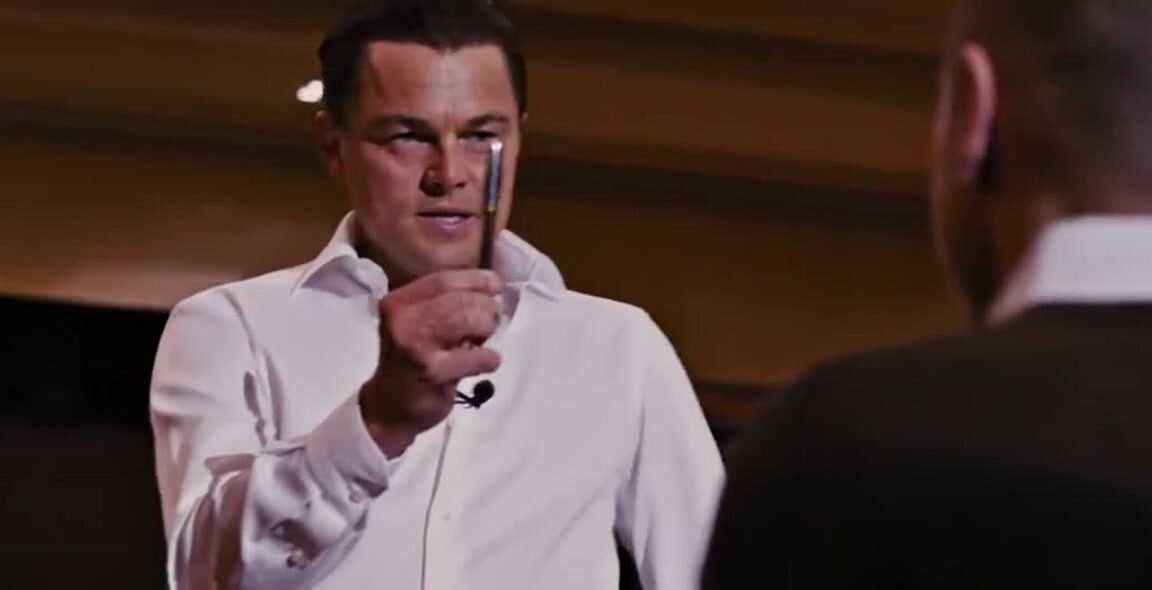 Кадр из фильма «Волк с Уолл Стрит»