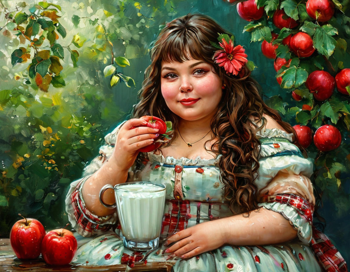 Раз в неделю: кефирчик + яблочко, - и ты стройняшка. А что, так можно было?