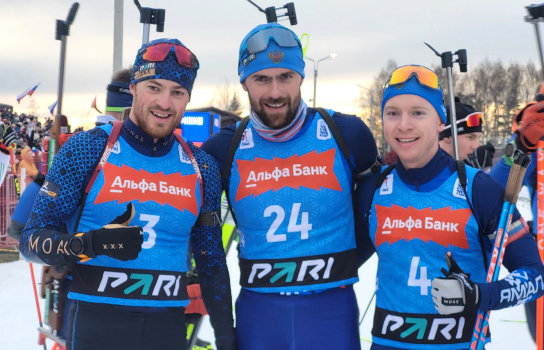 Бронза в суперспринте позволила Антону Бабикову (слева) возглавить общий зачет Кубка России. Фото: соцсети