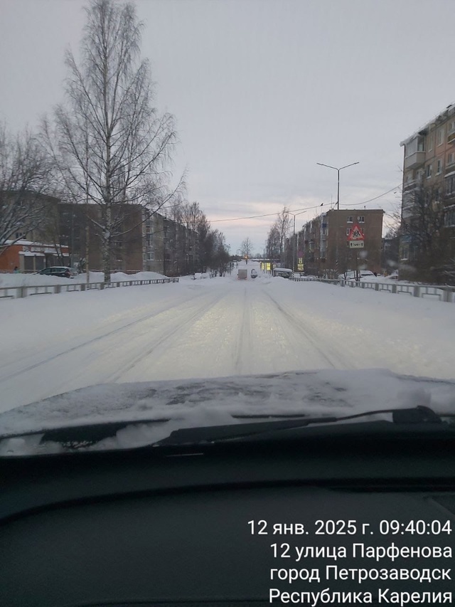    Десятки замечаний получил подрядчик по поводу уборку Петрозаводска в снегопадИнна Колыхматова