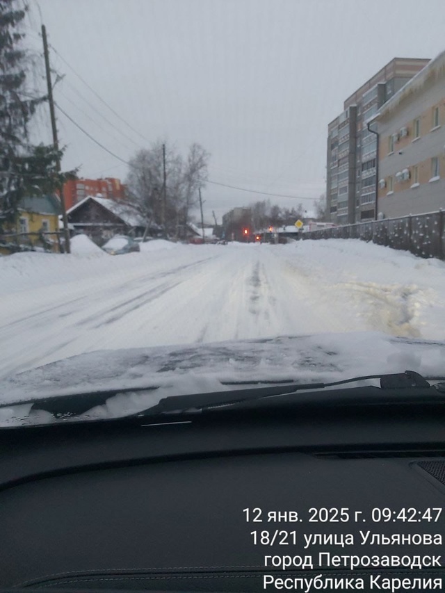    Десятки замечаний получил подрядчик по поводу уборку Петрозаводска в снегопадИнна Колыхматова