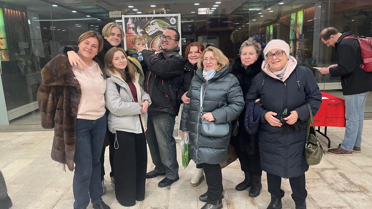 Наша семья в музее Дарвина