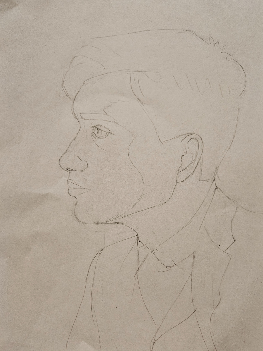 Карандашный набросок на А4