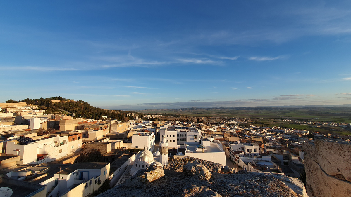 Вид на город из крепости