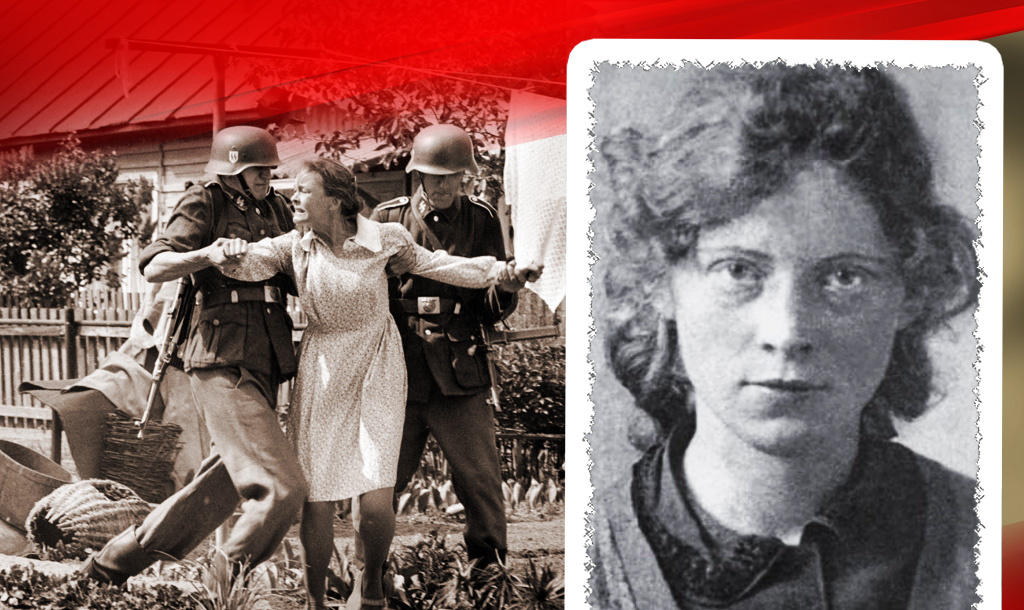 Оккупанты на советской земле / Костина Анна Семёновна