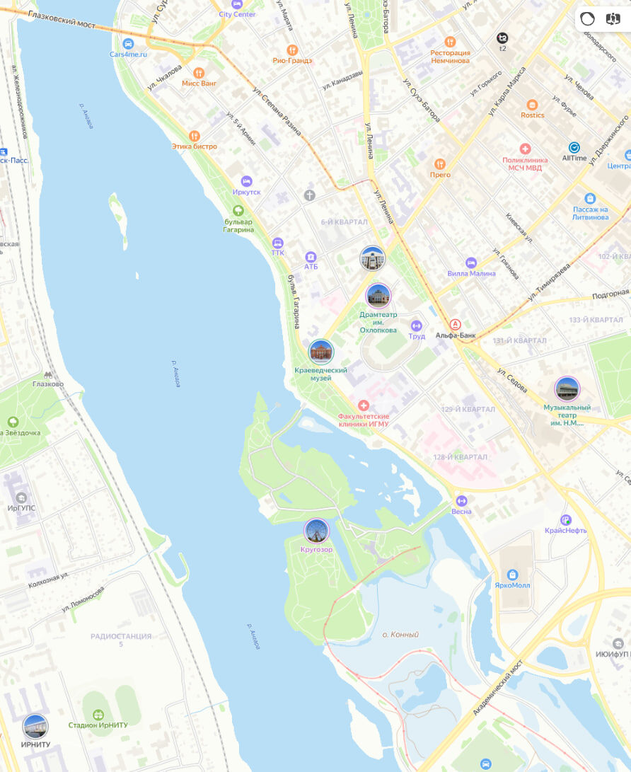 Иркутск, острова Юность, Конный. И парки рядом