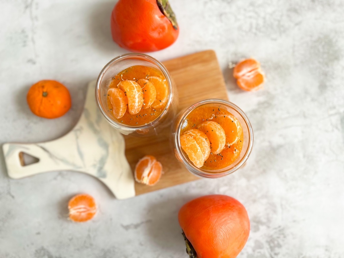 Чиа пудинг: Сладкий Персик