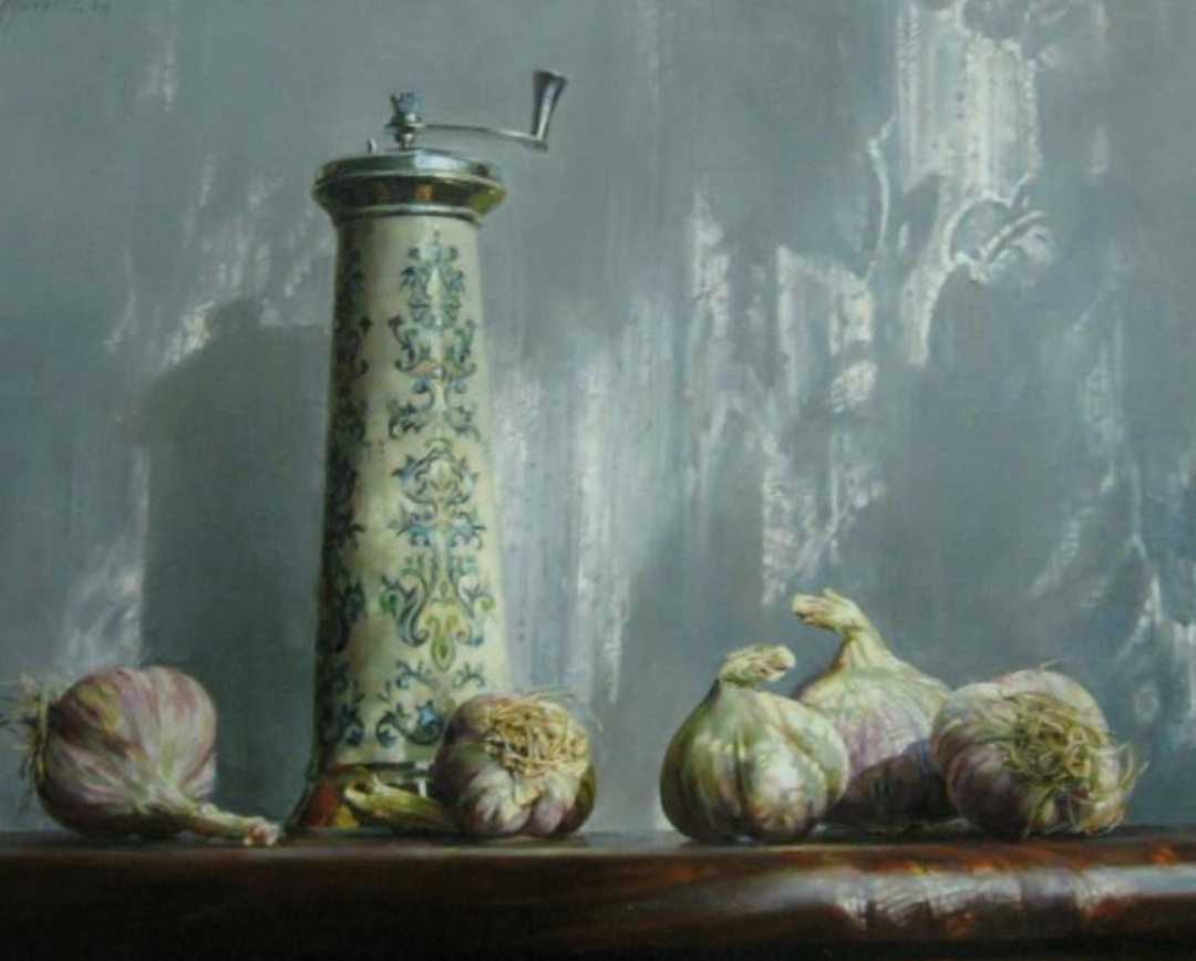 Перламутровый натюрморт. Художник Рамиль Салимханович Шагидуллин