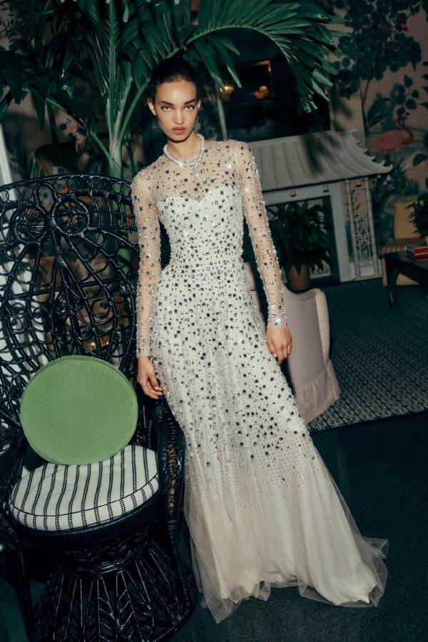 Monique Lhuillier коллекция весна-лето 2025 