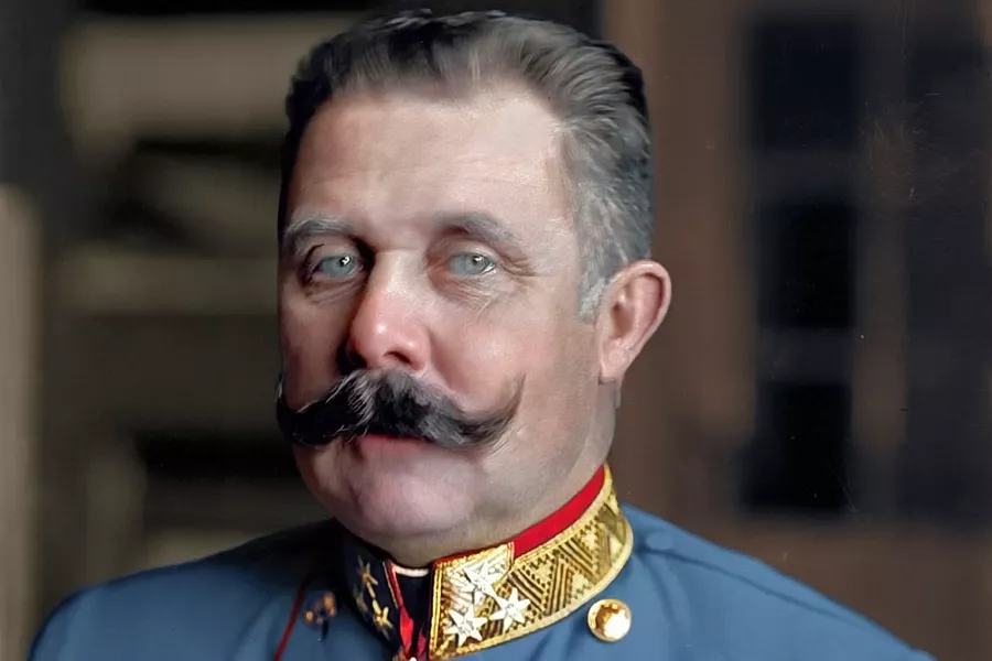 Франц Фердинанд. Австрийский государственный деятель. Эрцгерцог австрийский. Наследник престола Австро-Венгрии. Генерал от кавалерии.