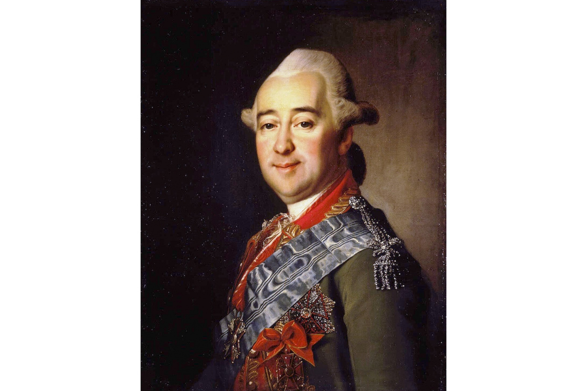 Граф М.Н. Кречетников. Портрет работы художника Д.Г.Левицкого.