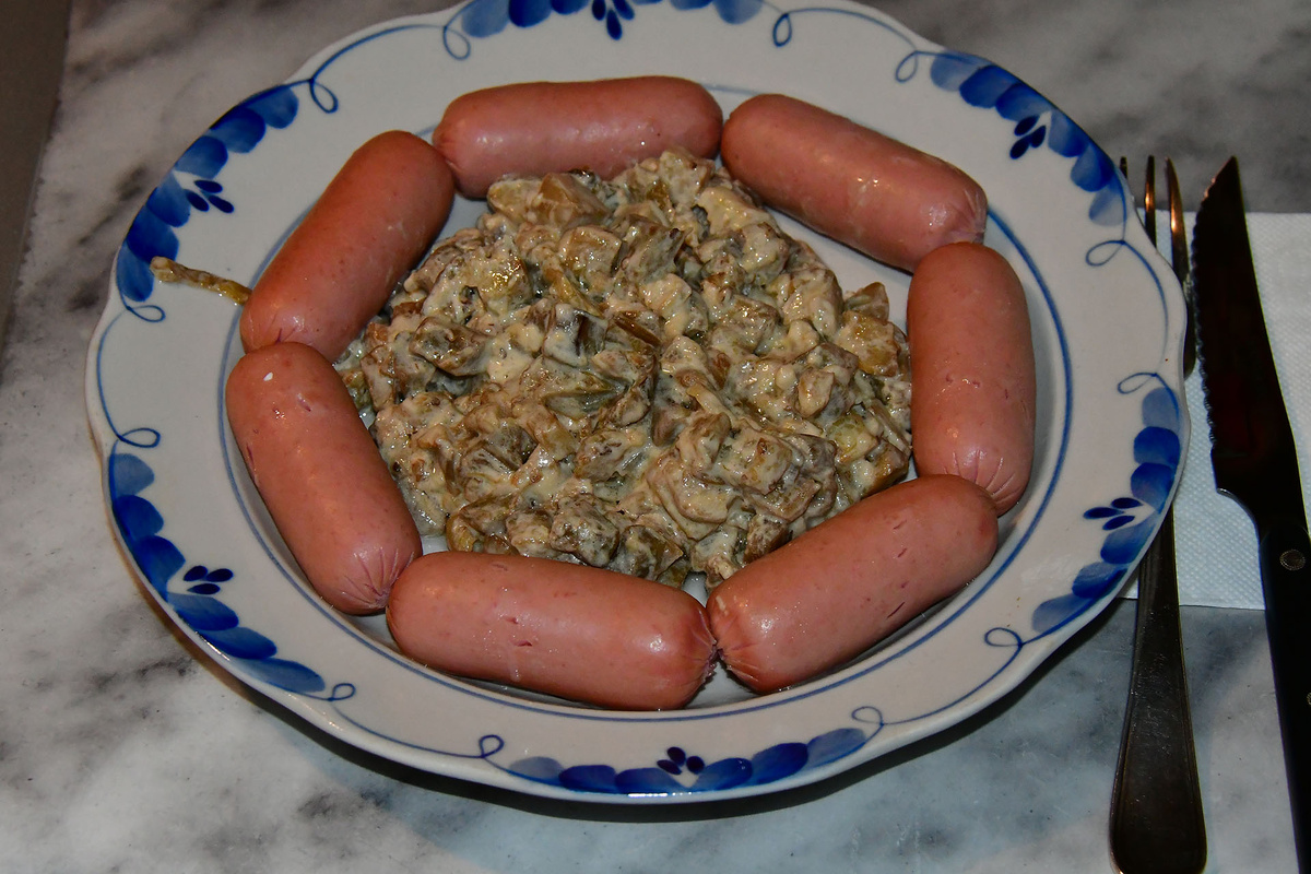 Баклажан со сметаной