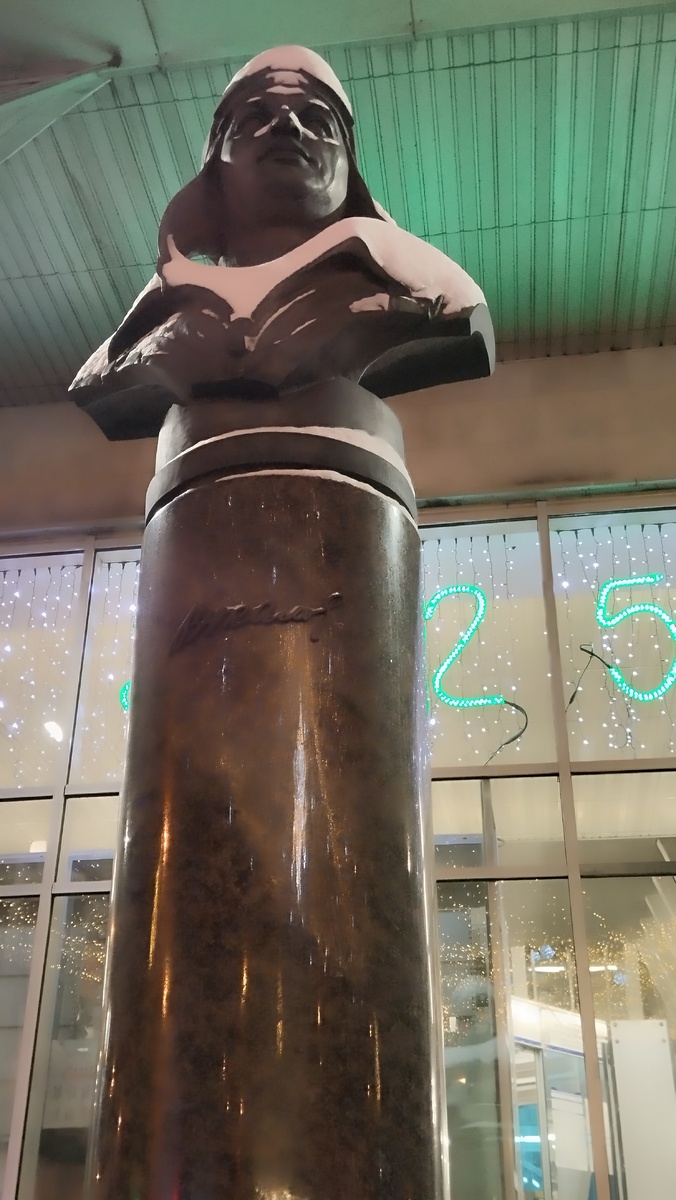 Бронзовый бюст Чкалова