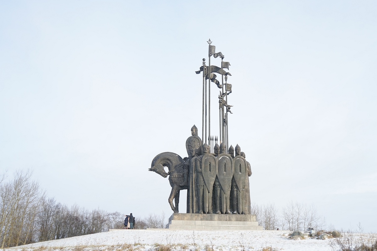 Мемориал "Ледовое побоище" в январе 2025 года, фото автора