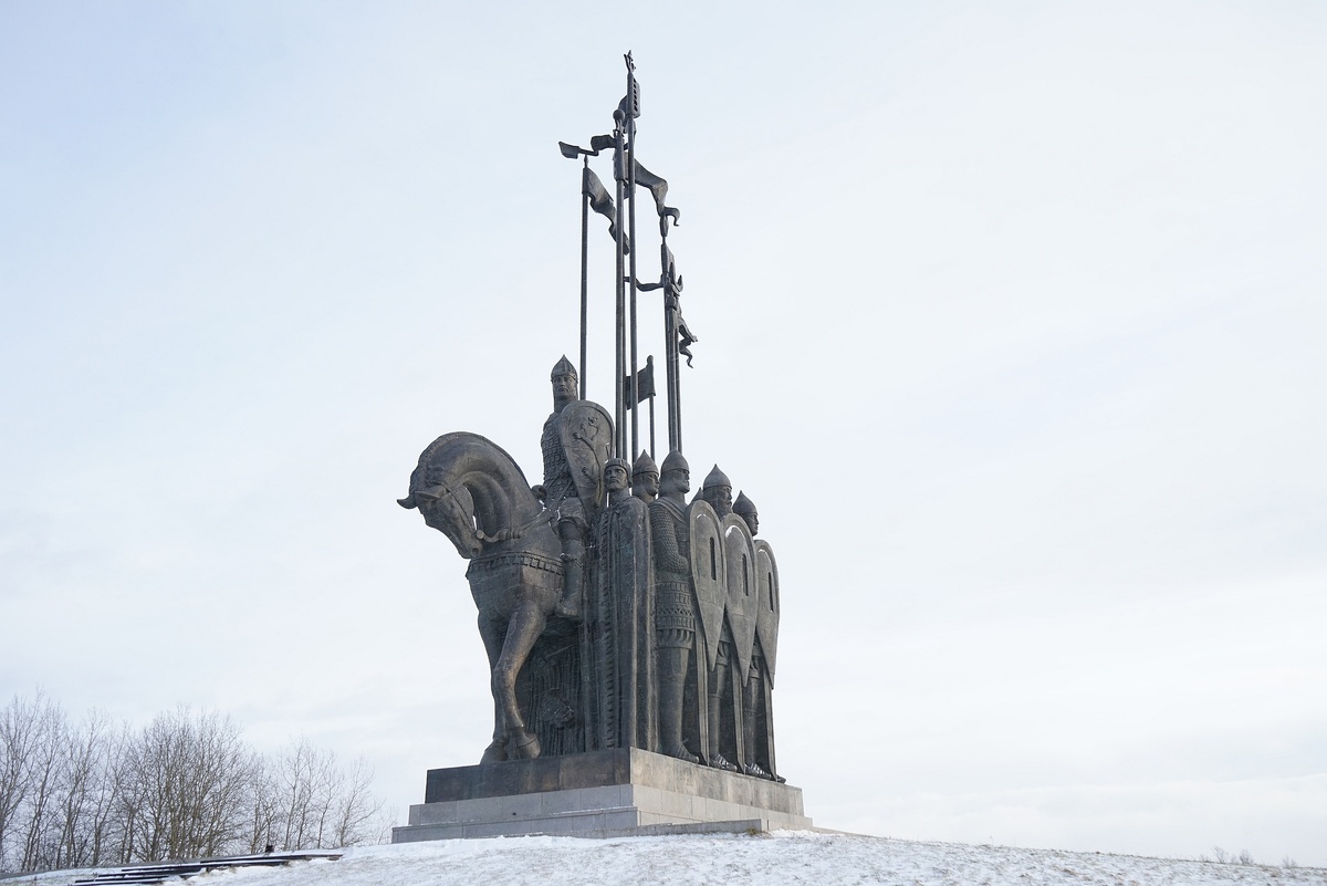 Мемориал "Ледовое побоище" в январе 2025 года, фото автора