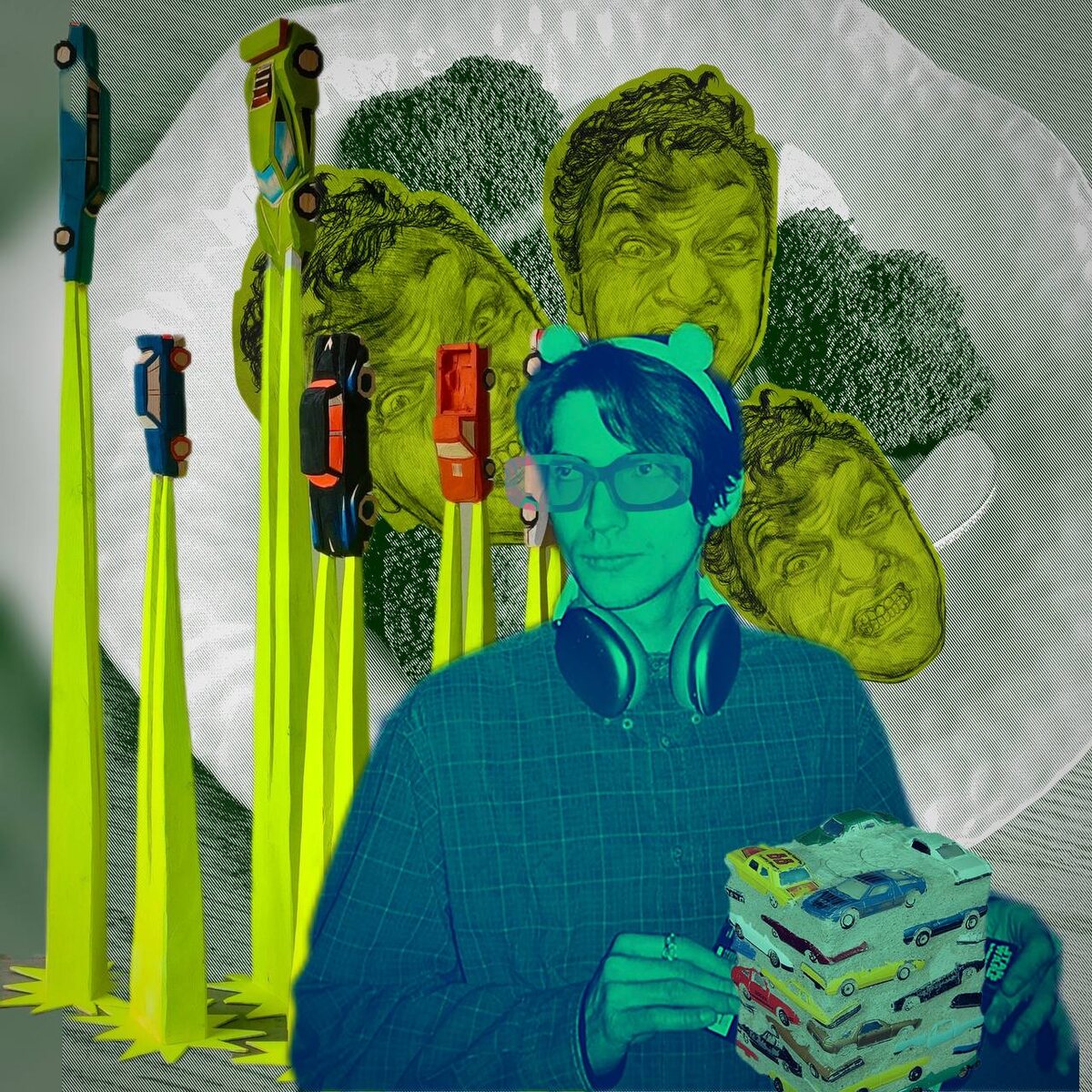 "In the deathcar, we're alive" 🎄 иллюстрация Ma++  https://t.me/bekciya