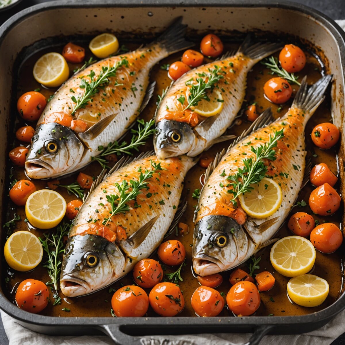 Картинка "Рыба в духовке"