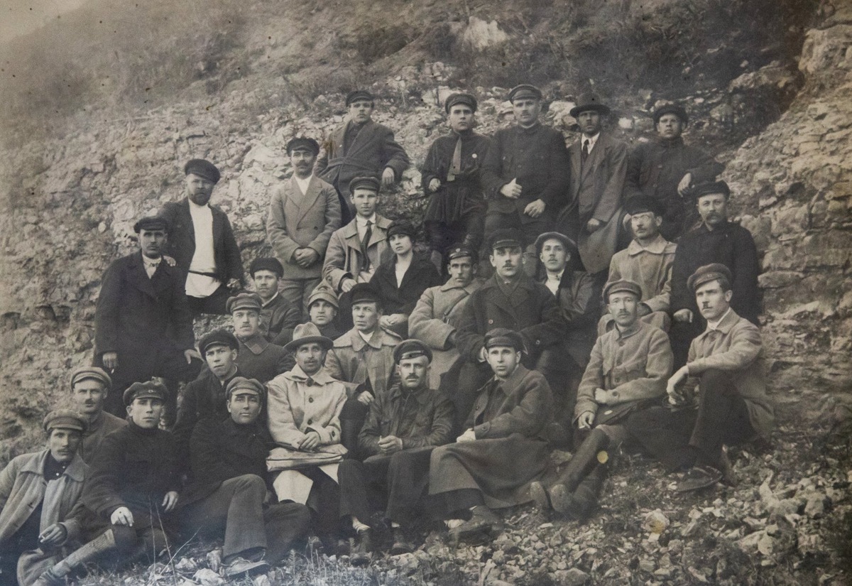Руководство Сызранского уезда на месте будущей Сызранской ГЭС, 1923-1924 годы