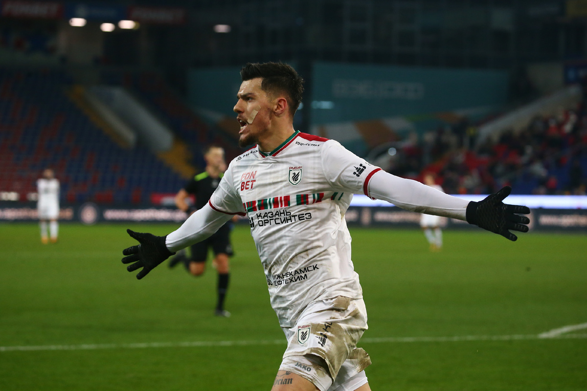 Главная звезда и актив "Рубина" - Мирлинд Даку. Фото: ФК "Рубин".