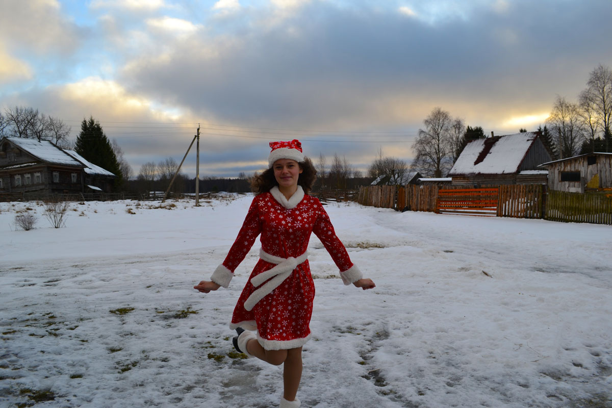 Во время фотосъемки ни одна Анютка не замерзла))))