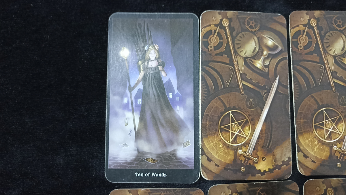 Ответ к экспресс-раскладу на Стимпанк Таро. Первый вариант