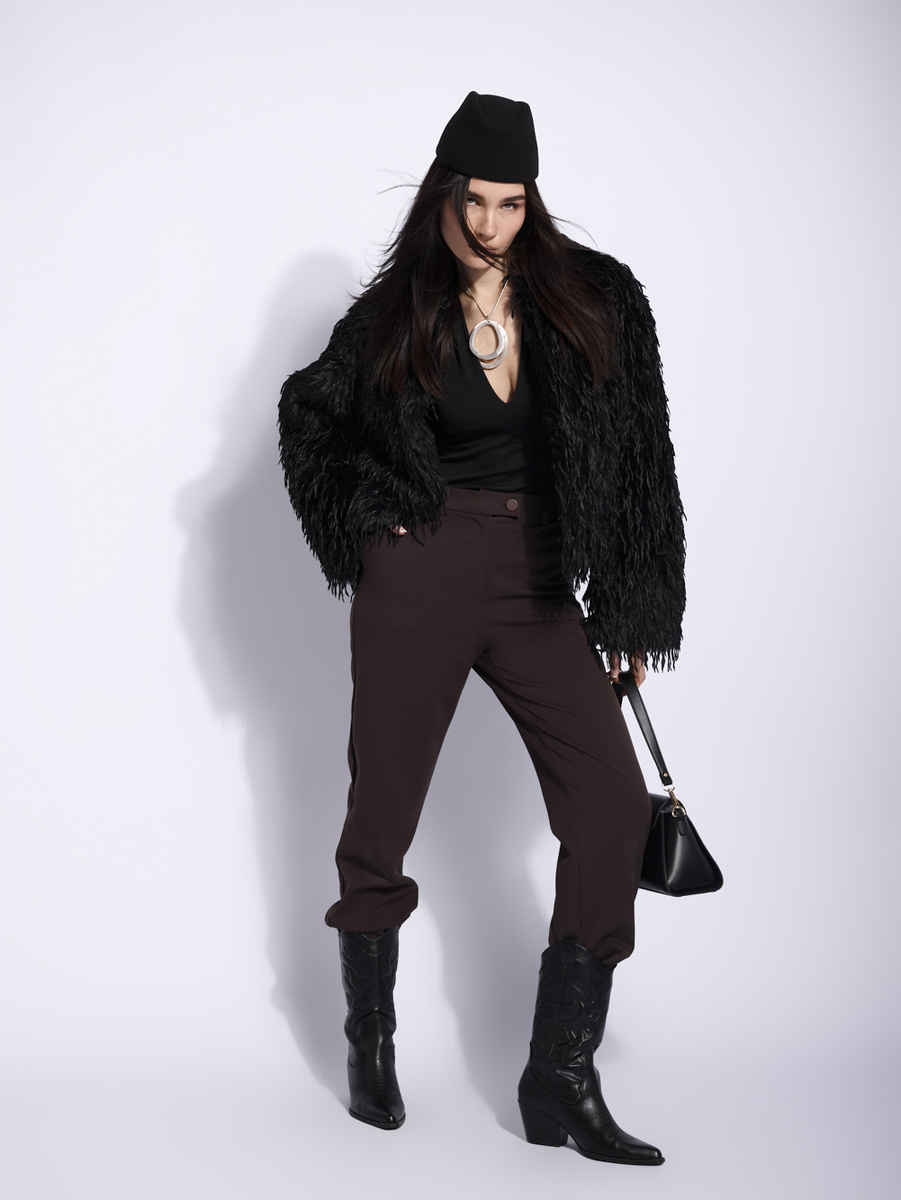 Бомбер из искусственного меха DreamWhite 